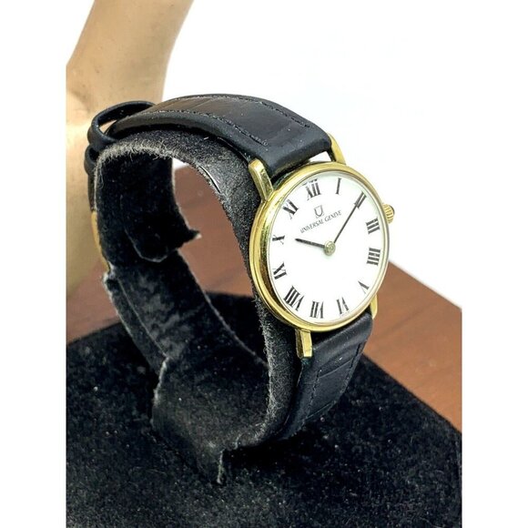 Universal Geneve Women\'s Watch 1970\'S Vintage Swiss Wind White Dial 25mm…